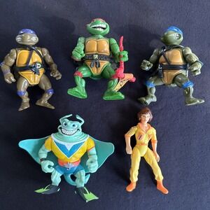 Teenage Mutant Ninja Turtle Figures Lot-6